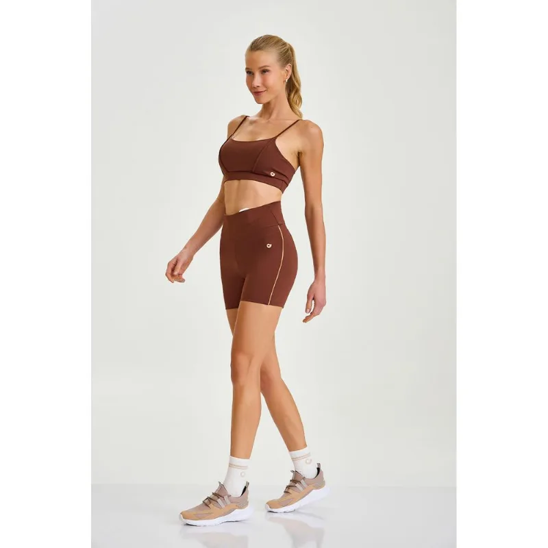 SHORT NY BOLSO CÓS MARROM CAPUCCINO CAJUBRASIL M