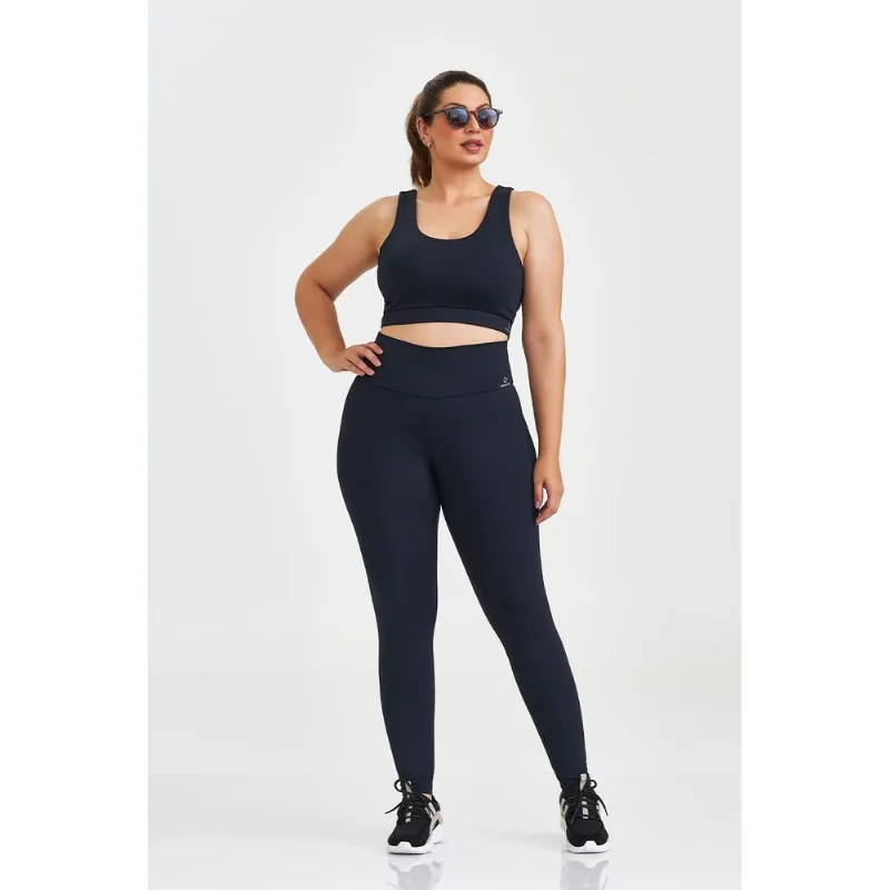 LEGGING ADAPTIV PLUS SIZE CLASSICA PRETO CAJUBRASIL - M1