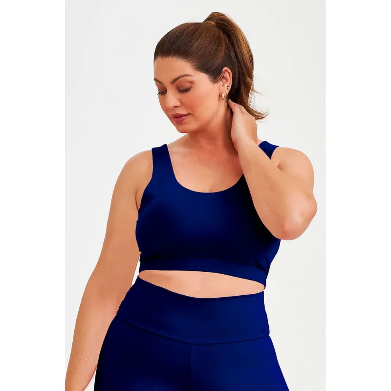 TOP ADAPTIV PLUS SIZE CLASSICO AZUL MARINHO CAJUBRASIL - P1