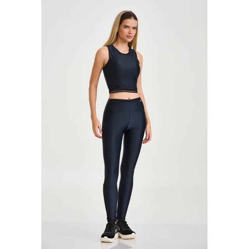 LEGGING ATLETIKA CÓS INVISÍVEL COM COMPRESSÃO PRETO CAJUBRASIL P