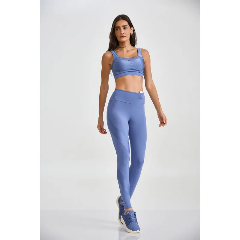 LEGGING NP COM BOLSO NO CÓS AZUL PACIFICO CAJUBRASIL - M
