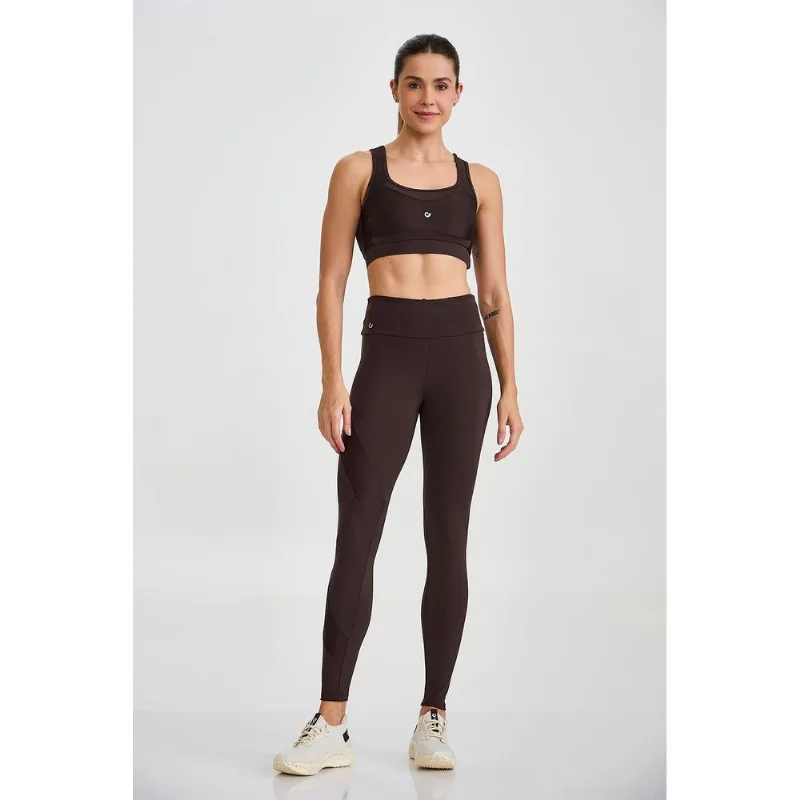 LEGGING NP COM BOLSO NO CÓS MARROM COFFE CAJUBRASIL - M