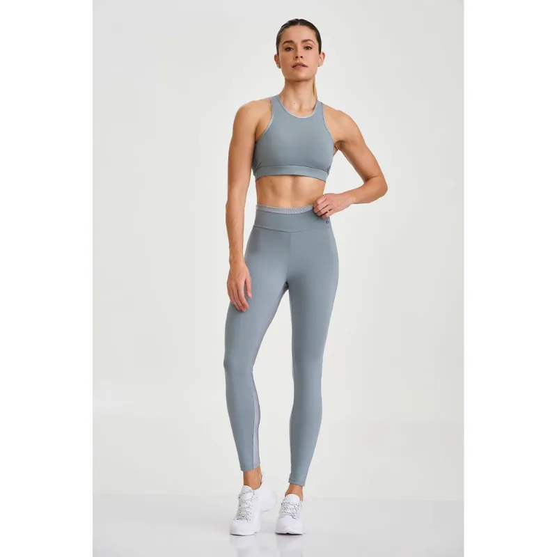 LEGGING NP DETALHE GLOW CINZA PLATINUM CAJUBRASIL P