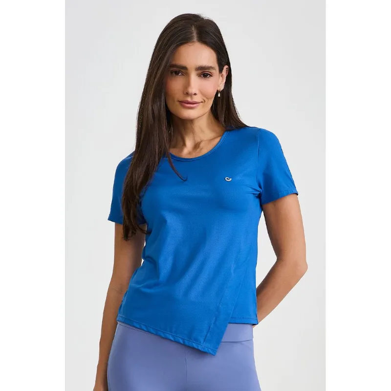 BLUSA NT RESPIRÁVEL ASSIMÉTRICA AZUL NÁUTICO CAJUBRASIL M