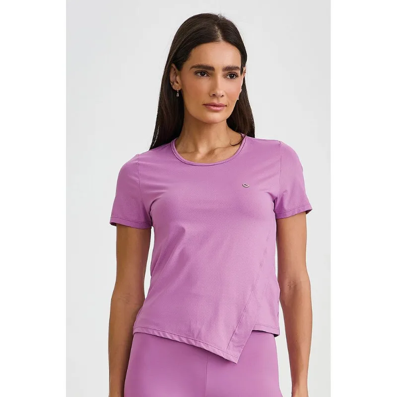 BLUSA NT RESPIRÁVEL ASSIMÉTRICA LILÁS MELISSA CAJUBRASIL P