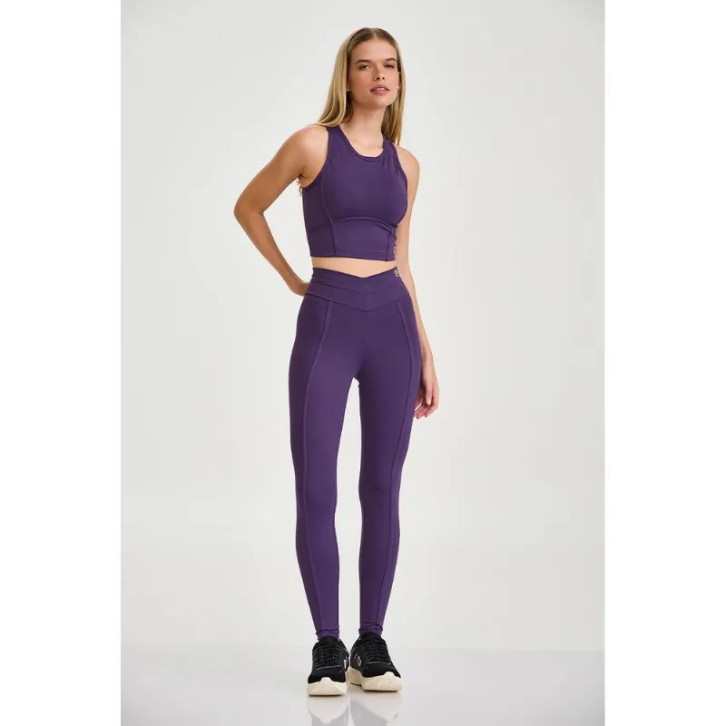 LEGGING AFINA CINTURA ALTA COBERTURA ROXO AMETISTA CAJUBRASIL LEGGING AFINA CINTURA ALTA COBERTURA ROXO AMETISTA M
