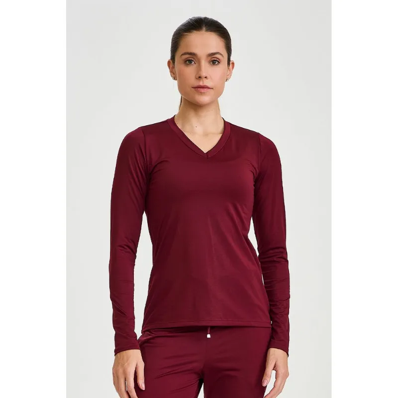 BLUSA TÉRMICA GOLA EM V MARROM SENSUALE CAJUBRASIL M