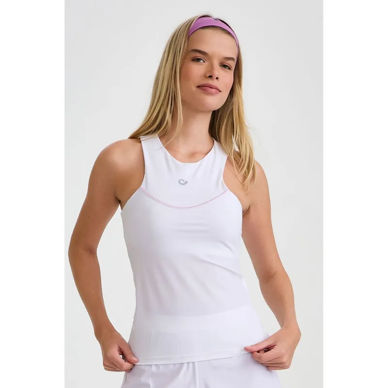 REGATA ESPORTIVA COM PROTEÇÃO SOLAR BRANCO CAJUBRASIL M