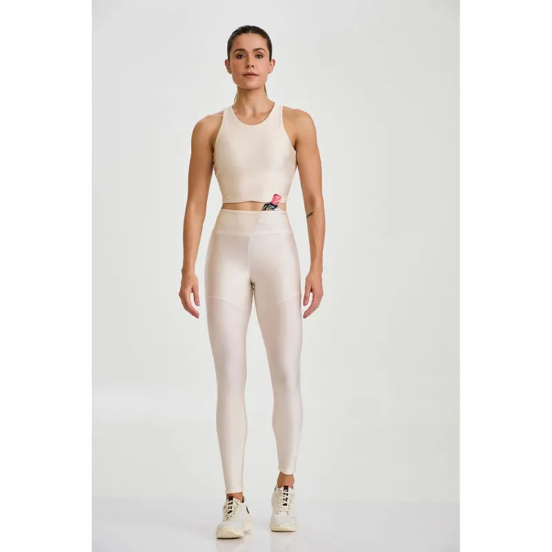 LEGGING GLOW COM BOLSO OFF WHITE CAJUBRASIL P