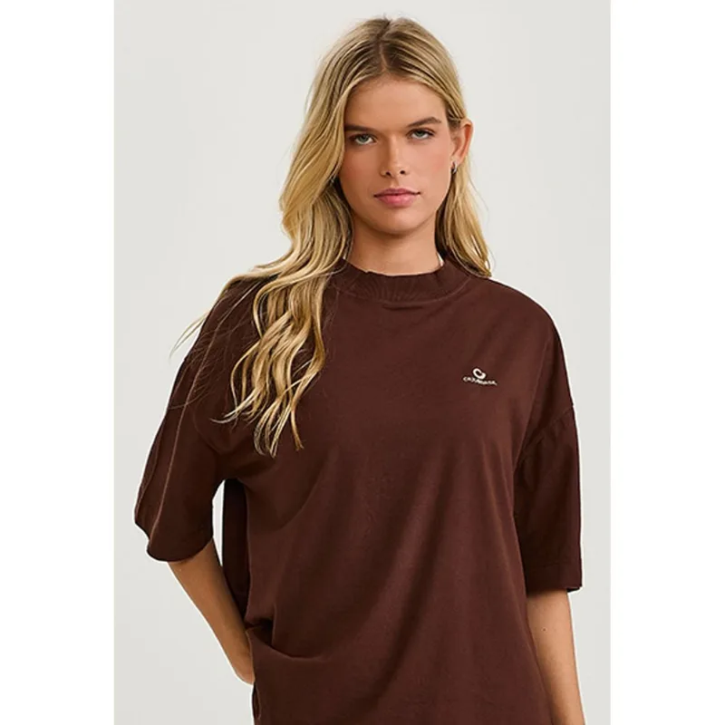 CAMISETA OVERSIZED CAJUBRASIL MARROM COFFE CAJUBRASIL - M