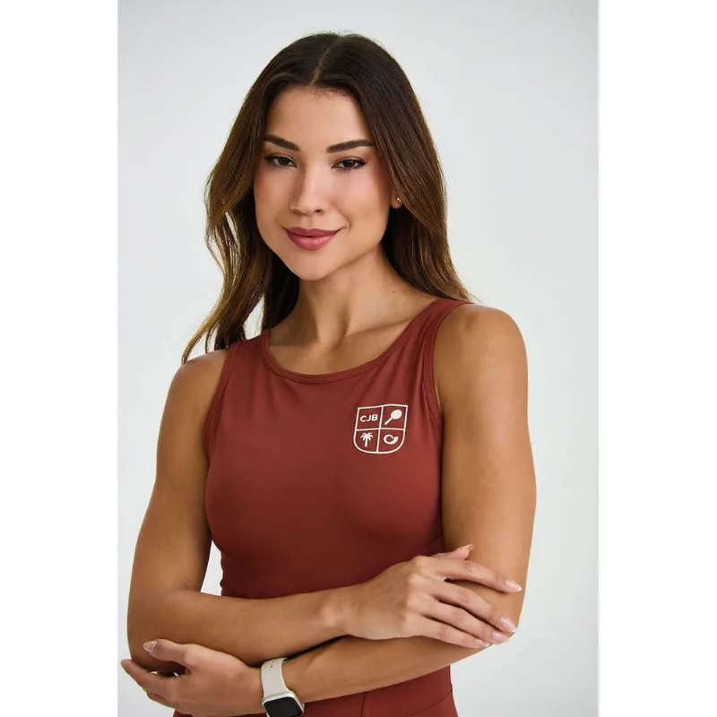 REGATA BRASÃO CAJUBRASIL COM PROTEÇÃO MARROM SIENA P