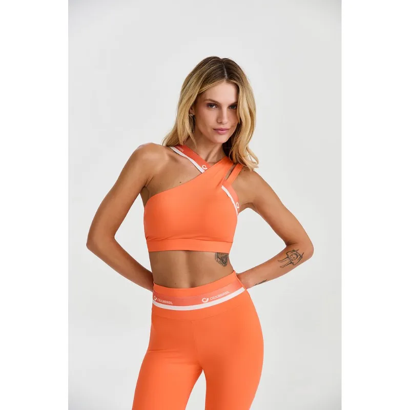 TOP ADAPTIV ELÁSTICO PERSONALIZADO LARANJA FLOW CAJUBRASIL TOP ADAPTIV ELÁSTICO PERSONALIZADO LARANJA FLOW M