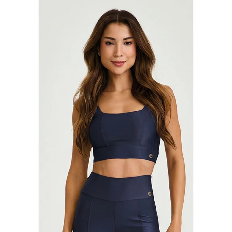 TOP CROPPED ESSENCIAL ASSIMÉTRICO PRETO CAJUBRASIL TOP CROPPED ESSENCIAL ASSIMÉTRICO PRETO G
