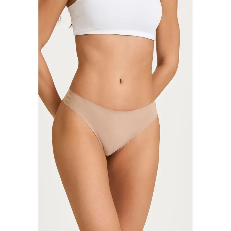 CALCINHA COMFY CLASSICA BEGE CHOCOLATE M