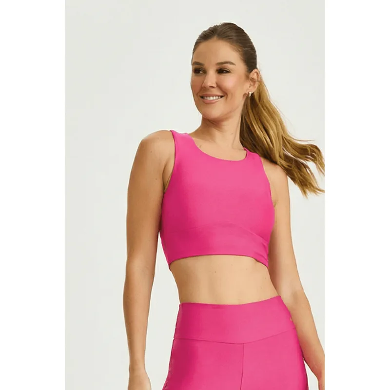 TOP CROPPED TRILOBAL ADAPTIV ROSA OLINDA CAJUBRASIL TOP CROPPED TRILOBAL ADAPTIV ROSA OLINDA G