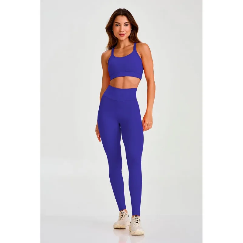 LEGGING NP EMPINA BUMBUM CLASSICA AZUL BIC CAJUBRASIL - P
