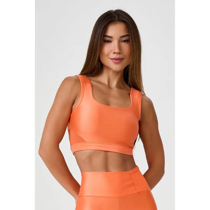TOP CROPPED ENERGY ADAPTIV LARANJA FLOW CAJUBRASIL TOP CROPPED ENERGY ADAPTIV LARANJA FLOW P