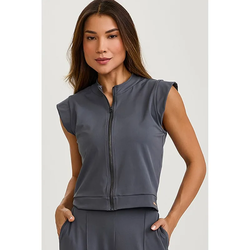 COLETE ATHLEISURE CAJUBRASIL CINZA CARBOX CAJUBRASIL - P