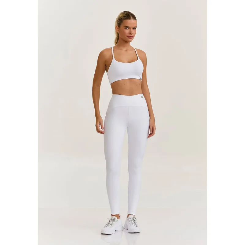 LEGGING ZERO TRANSPARÊNCIA CÓS INVISÍVEL CLÁSSICA BRANCO CAJUBRASIL - GG