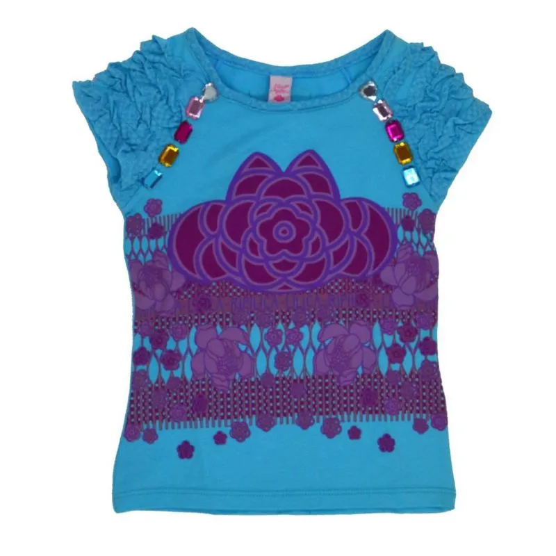 Blusa lilica ripilica azul