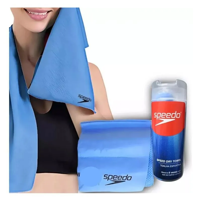 Toalha Secagem Rápida Speedo Speed Natação Esportiva