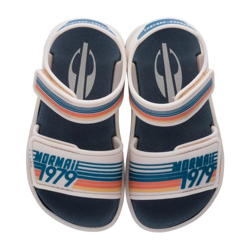 Sandalia mormaii ollie sand baby Bege-azul 22