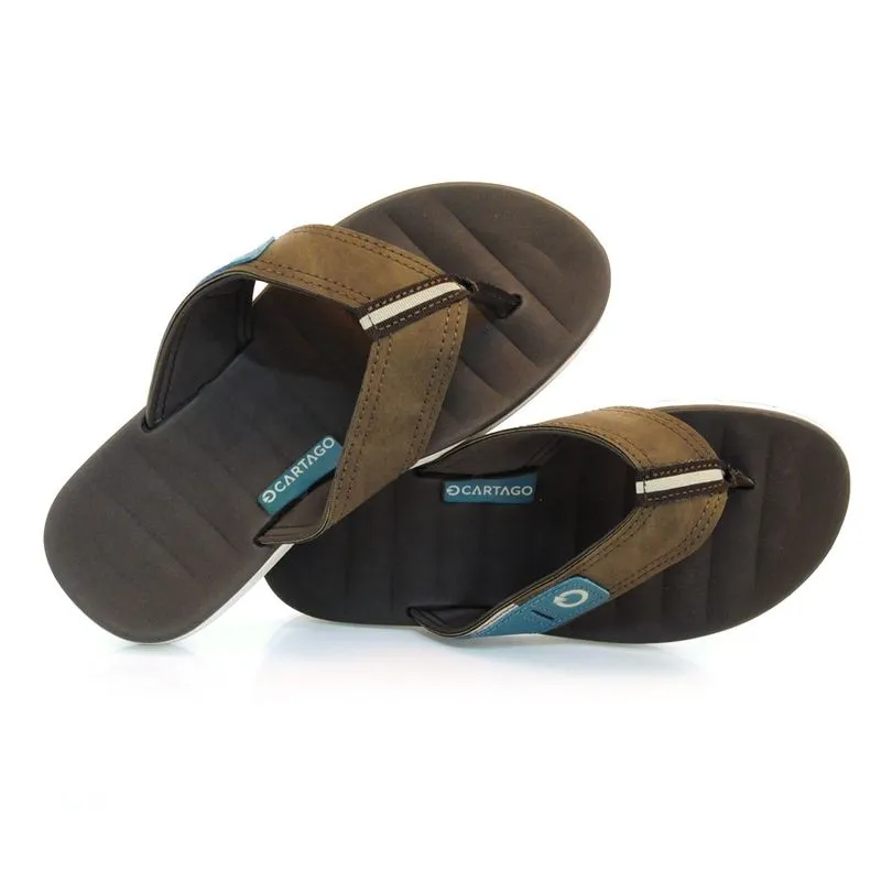 Chinelo Masculino Cartago Malaga Marrom 10954 42
