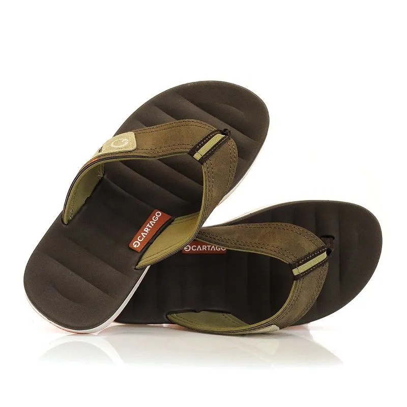 Chinelo Masculino Cartago Malaga Marrom 10954 37/38