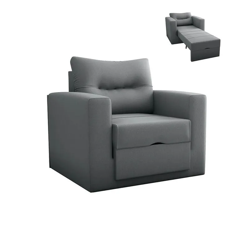 Sofá Cama Soraia Para Sala - Suede - Sv Decor
