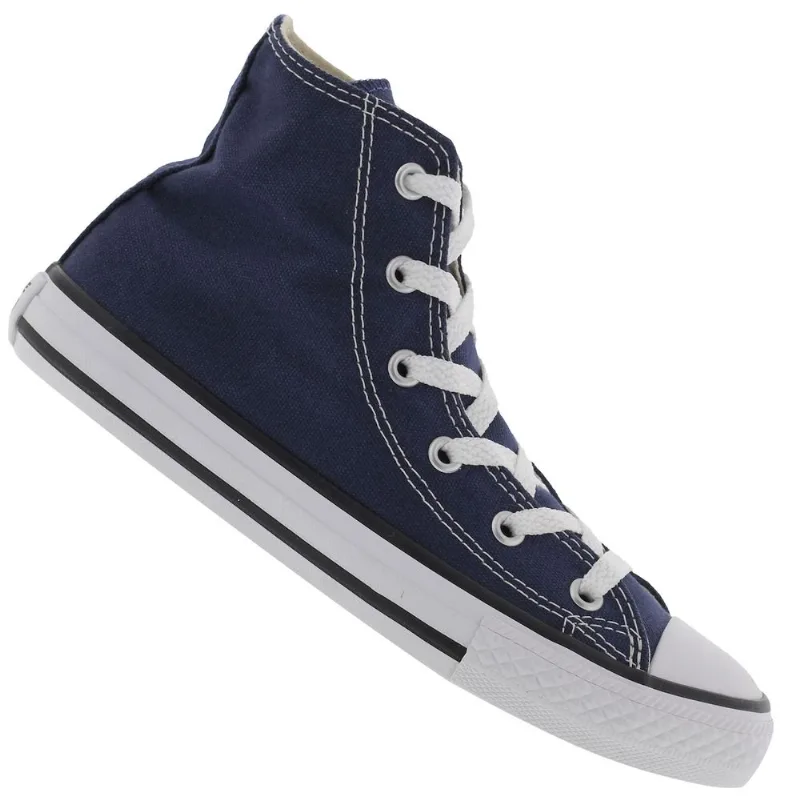 Tênis Cano Alto Infantil Converse All Star CT AS Core HI CK00040 Azul Escuro 34