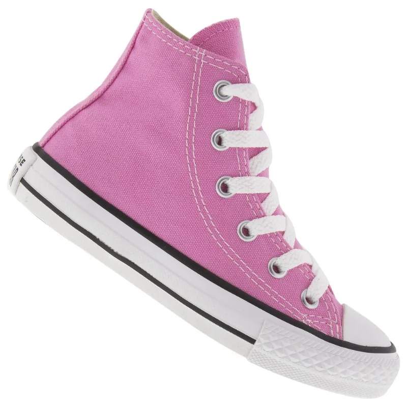 Tênis Cano Alto Infantil Converse All Star CT AS Core HI CK00040 Rosa 34