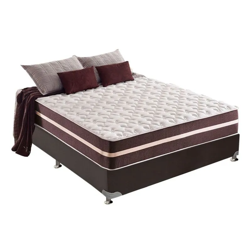 Conjunto Box-Colchão Anjos Classic+Cama Casal 138x188