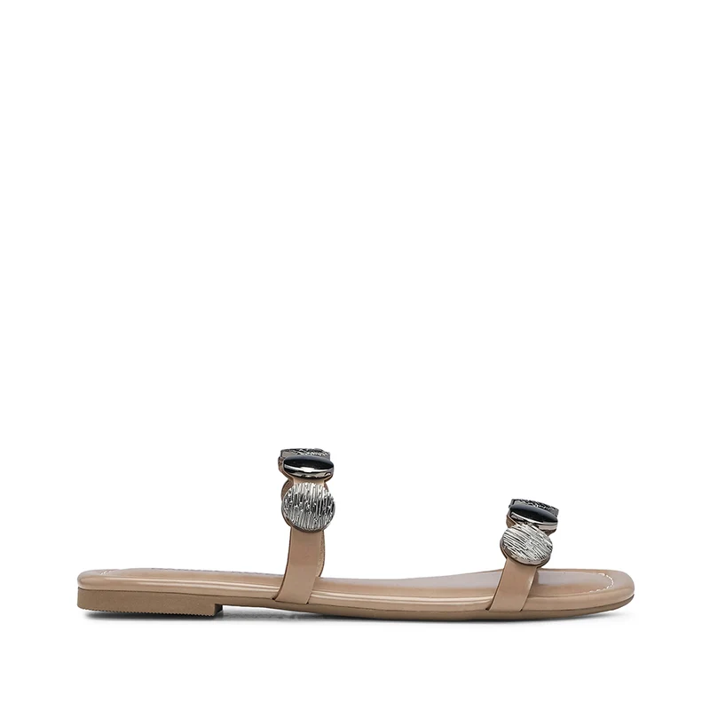 Chinelo Casual Mulher Taupe 38