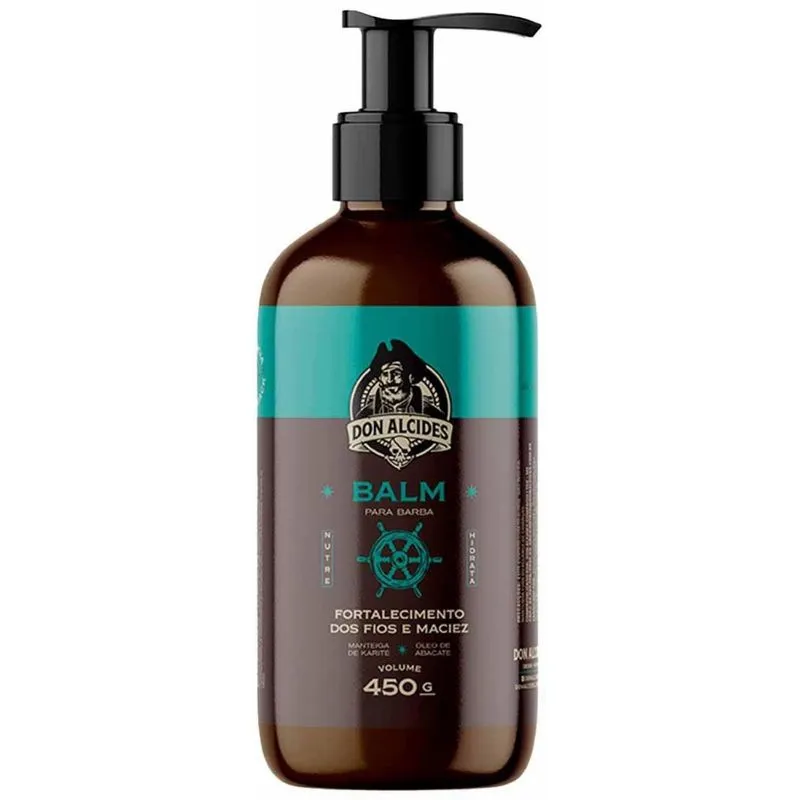 Balm 450g Pasta Matte Cálico Jack E Pente Curvo Don Alcides