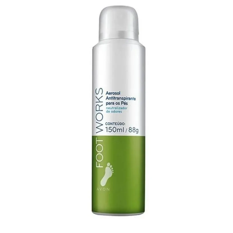 Aerossol Antitranspirante Para Os Pés Foot Works - 150ml