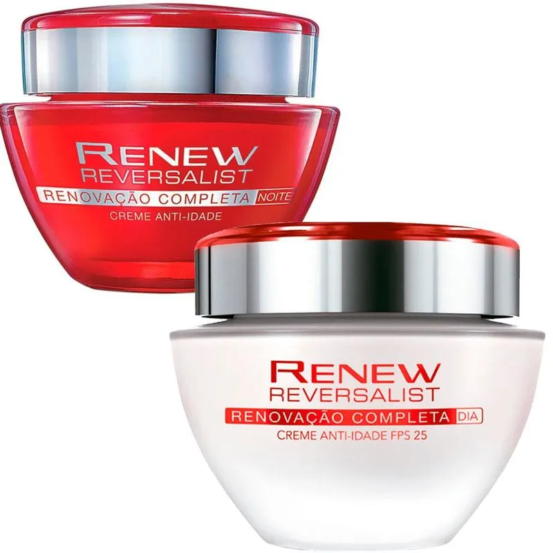 Av - kit avon renew reversalist renovacao completa dia e noite