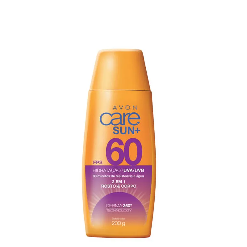Protetor Solar Care Sun+ Fps60 2em1 Rosto E Corpo 120g