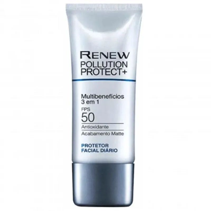 Renew 3 Em 1 Protetor Facial Pollution Protect + Fps 50