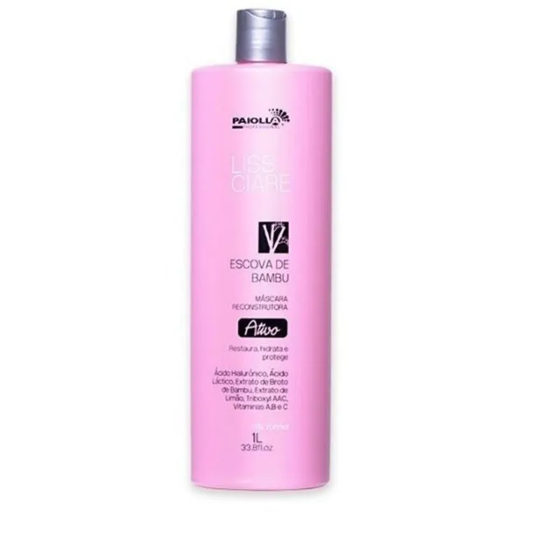 Selagem Escova De Bambu Liss Ciare 1l Paiolla