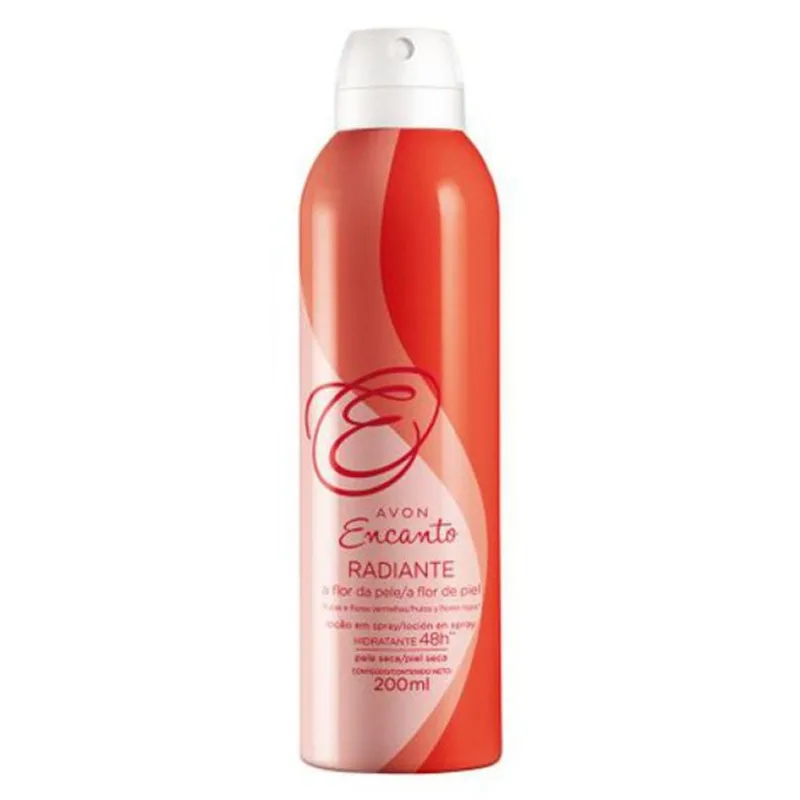 Hidratante Corporal Loção em Spray Radiante Frutas e Flores Vermelhas 200ml QHS - Avon