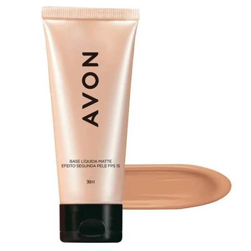 Avon - Base Líquida Matte Efeito Segunda Pele Fps 15 220 Nq