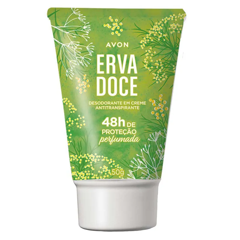DESODORANTE EM CREME ERVA DOCE 50G - AVON
