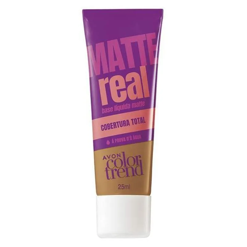 Avon - Base Líquida Matte Real 450 Q 25ml