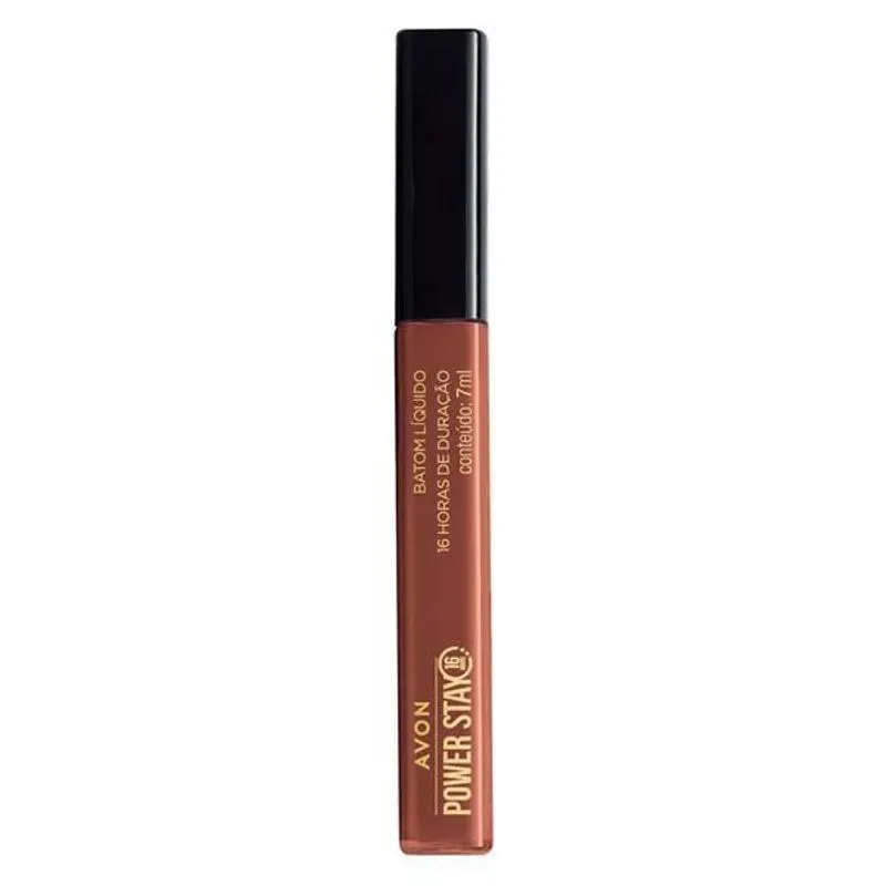 Avon - Batom Líquido Power Stay Nude Cacau 7ml