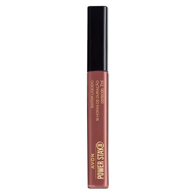 Avon - Batom Líquido Power Stay Marrom Luxo 7ml