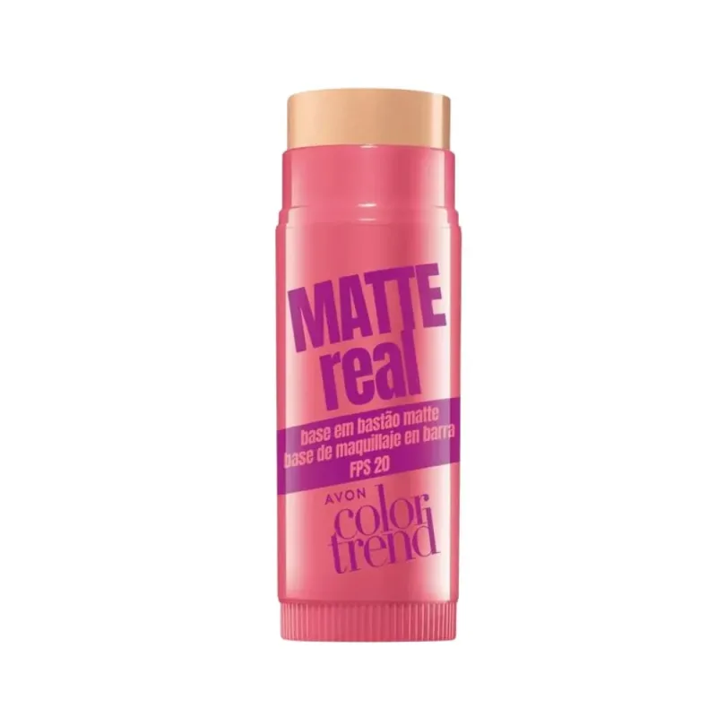 Base Bastão Matte Real 140Q Color Trend Avon 6,5g