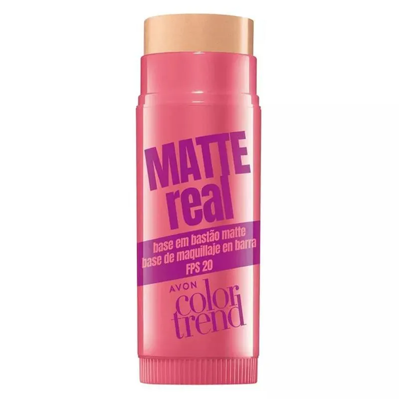 Base Bastão Matte Real 220NQ Avon Color Trend 6,5g