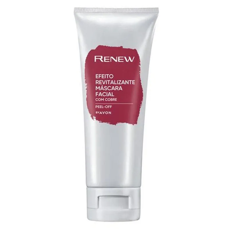 Avon - Renew Máscara Facial Revitalizante Com Cobre Peel-off