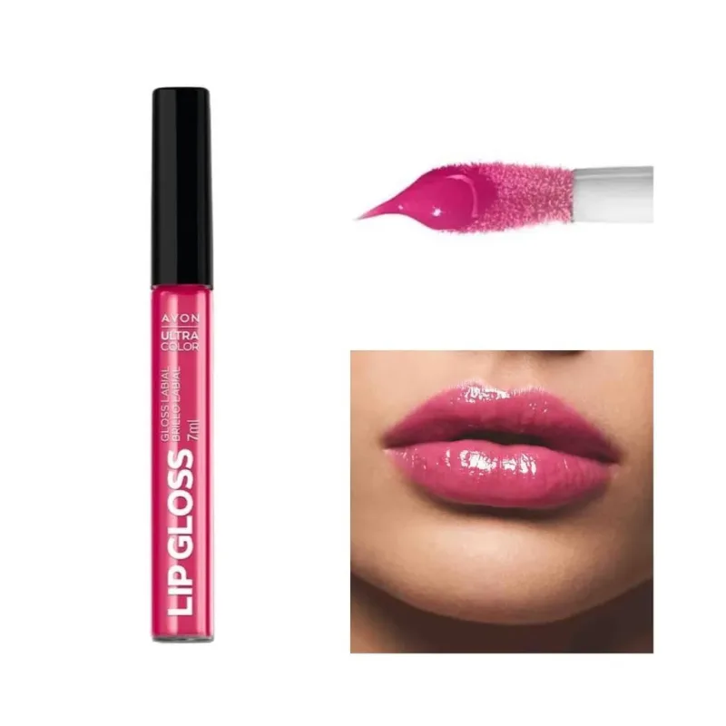 Ultra Gloss Labial Avon - Rosa Wow 7ml