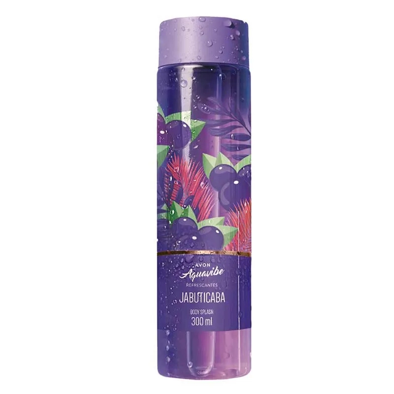 Avon aquavibe refrescantes jabuticaba des body splash 300ml